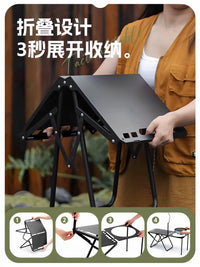 Outdoor IGT Tactical Folding Table Set - Lightweight Camping Picnic & Travel Gear