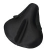 Comfortable Thickened Sponge/Silicone Bicycle Seat Cover for Exercise Bikes and Wide Saddles