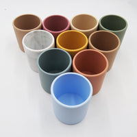 Silicone Kids' Drinking Cup - Portable Travel & Toothbrushing Mug