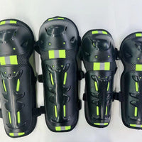 Motorcycle Off-Road Mountain Bike Reflective Knee and Elbow Pads Set