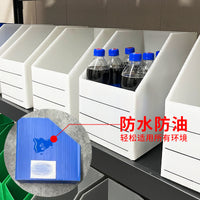 Heavy-Duty Corrugated Storage Bins for Warehouse Shelving, Slanted Opening Parts Organizer