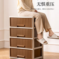 Multi-layer Drawer Storage Cabinet for Living Room Bedroom Balcony, No Installation Required, Home Organizer for Underwear and Sundries