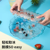 Ice Ball Maker Mold with Lid for Summer Drinks - DIY Spherical Ice Cube Tray