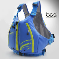 Wavewalker Professional High Buoyancy Life Vest for Kayaking SUP Sailing Fishing with Hydration Pack Compatibility