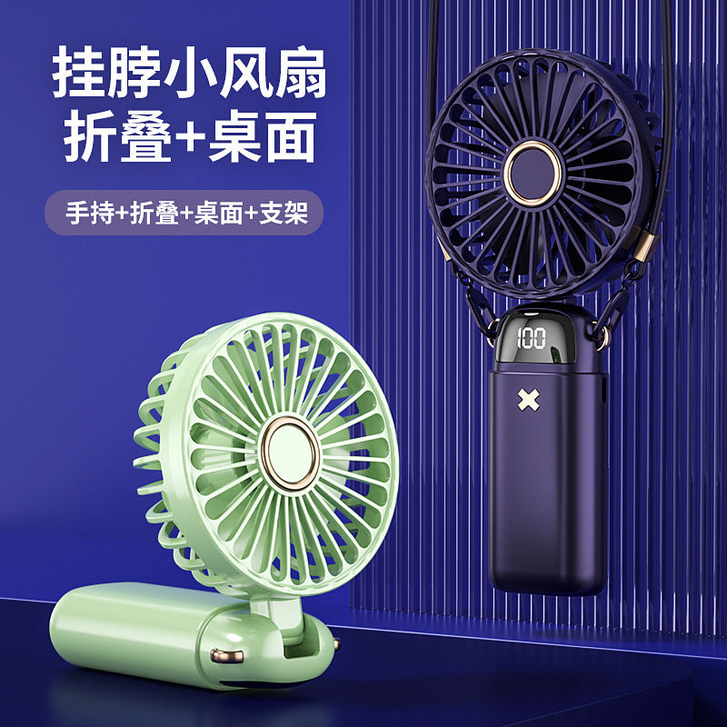 Portable Mini Handheld Fan with Custom Logo Option for Outdoor Events and Gifts