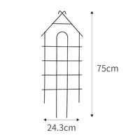 Garden Trellis for Climbing Plants, Metal Arch Support for Roses and Vines, Outdoor Decorative Fence Panel