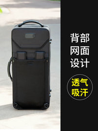 Alto Saxophone Gig Bag with Large Side Pockets, Portable Backpack Style Instrument Case