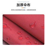 Outdoor Square Patio Umbrella with UV Protection for Commercial and Garden Use
