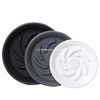 Round Plastic Plant Pot Saucer with Drainage Holes for Indoor Outdoor Use