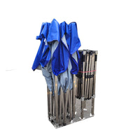 Outdoor Stainless Steel/Aluminum Alloy Pop-Up Canopy Tent with UV Protection for BBQ, Market Stalls, and Car-Mounted Use
