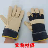 Welding Heat Resistant Cowhide Work Gloves for Welders and Material Handling