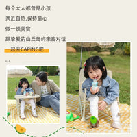 Portable Baby Camping Folding High Chair with Tray for Outdoor and Travel