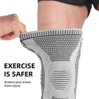 Sports Spring Silicone Knee Brace for Running Cycling Dance Patella Protection