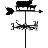 Weather Vane Rooftop Garden Indicator Wind Direction Decor Silhouette Iron Art Craft