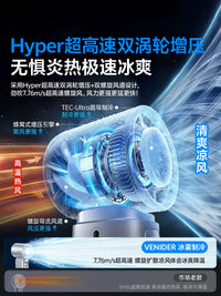 Portable USB Rechargeable Misting Fan with Ice Compress Function, Ultra-Quiet Handheld Mini Fan for Office & Outdoor