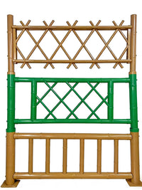 Stainless Steel Bamboo-Look Garden Fence for Outdoor Yard and Farm