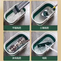 Foldable Mop Bucket Portable Water Storage Car Wash Fishing Foot Bath Outdoor Sponge Bucket