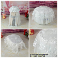 Dust Cover for Air Fryer, Rice Cooker, or Blender - Elegant Lace & Floral Design