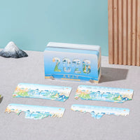 2026 Year of the Horse 3D Paper Carving Desk Calendar - Light and Shadow Rivers and Mountains Art Decor