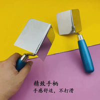 Eleyou Stainless Steel Corner Trowel for Plastering and Drywall Finishing