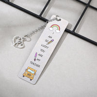 Stainless Steel Colorful Bookmark for Teachers Day Graduation Gifts