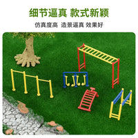 Miniature Park Slide Model for Dioramas and Micro Landscapes, DIY Craft Accessory