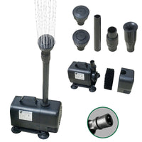 High Flow Solar Fountain Water Pump DC 12V 24V Low Voltage Pond Fountain Pool Circulation Submersible Pump