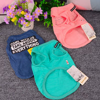 BEACHE Japanese Cotton Pet Vest for Dogs - Summer Thin Style for Teddy, Bichon, French Bulldog