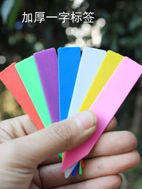 Thickened Plastic T-Type Plant Labels for Gardening Pots and Succulents