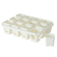Plastic Plant Pot Saucer Tray for Succulents and Seedlings, Thickened Drip Tray for Square Pots