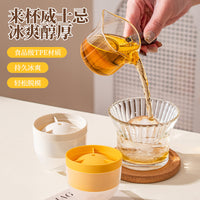 Round Silicone Ice Ball Mold for Whiskey and Cocktails - Large Sphere Ice Cube Tray