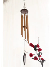 Nordic New Chinese Style Fresh Music Balcony Outdoor Dopamine Wind Chime Hanging Ornament Gift for Girls Decorative Hanging