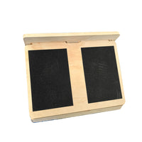 Wooden Slant Board for Calf Stretching and Achilles Tendonitis Relief, Adjustable Incline Exercise Foot Stretcher
