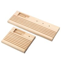 DIY Handmade Wooden Ruler Holder Quilting Ruler Spool Bobbin Simple Storage Tool