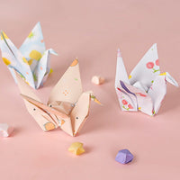 Double-Sided Printed Origami Paper for Kids' DIY Crafts - Cartoon Patterns, 60 Sheets