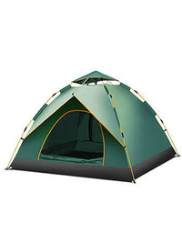 Automatic Pop-Up Camping Tent for 1-4 People, Thickened Waterproof UV Protection for Outdoor Hiking Beach Picnic