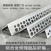 Aluminum Alloy Plastering Corner Bead for Wall and Floor Protection