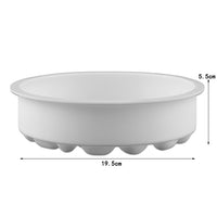 Large Single-Cavity Round Silicone Mold for Mousse Cake, Dessert, and Handmade Soap