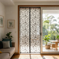 Magnetic Screen Door with Full Frame Hook & Loop, Hands-Free Mesh Curtain for Doors, Pet/Kid Friendly, Easy Installation