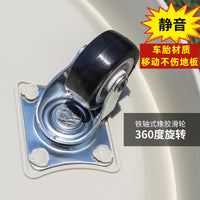 Thickened Resin Plant Pot Saucer with Universal Wheels and Water Catchment