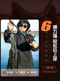 Portable Telescopic Lure Fishing Rod Set with Reel for Freshwater and Saltwater