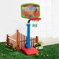 Adjustable Kids Basketball Hoop Stand for Boys and Girls, Indoor Outdoor Toddler Basketball Goal Toy