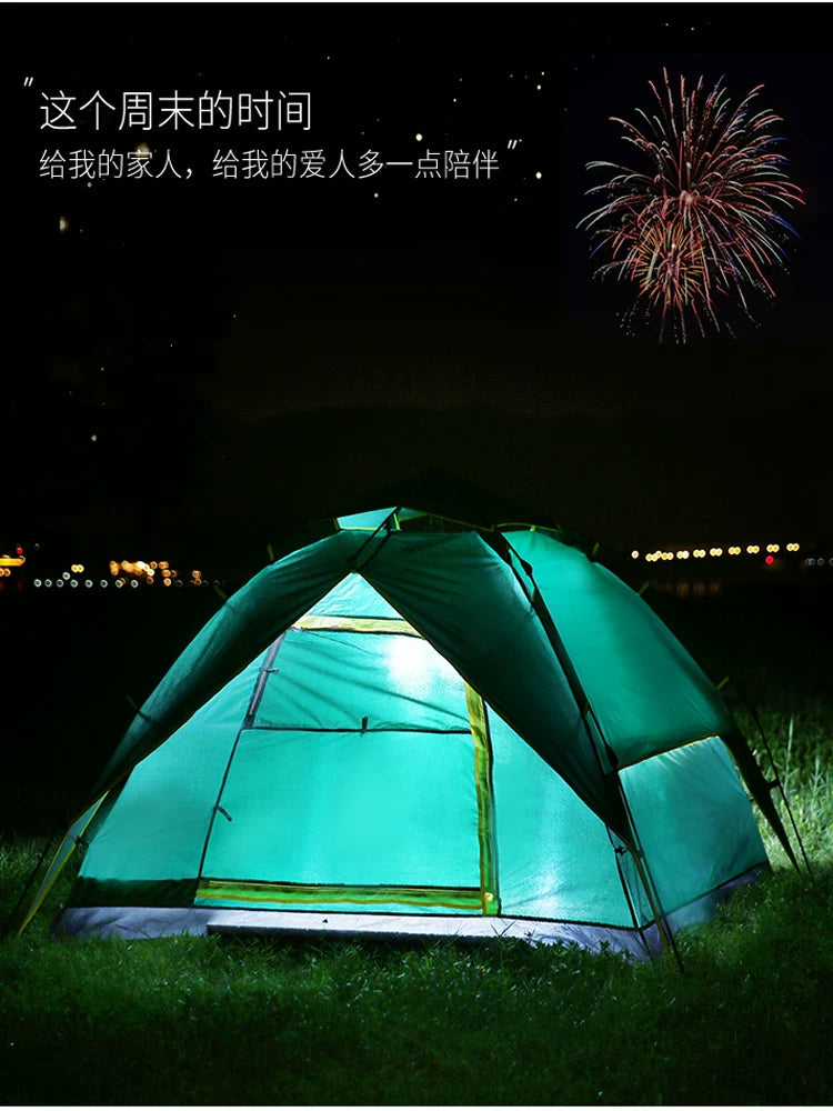Automatic Pop-Up Camping Tent - Portable, Waterproof, UV Protection for Outdoor Activities
