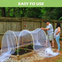 Plant Protection Cover, Sunshade and Insect Netting for All Seasons, Garden Tunnel for Plant Growth