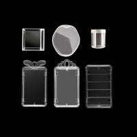 Transparent Mini Storage Box with Dividers for Jewelry, Toys, Hair Ties, and Small Items