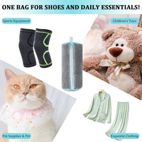 Chenille Laundry Bag for Shoes and Delicates, Anti-Tangle Washing Machine Care Bag