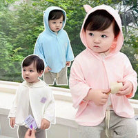 Kids' Lightweight Sun Protection Jacket Baby Ice Silk Outdoor Cape for Infants and Toddlers, Boys and Girls, Summer Thin