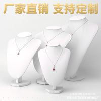Jewelry Display Mannequin Bust Necklace Holder Stand for Storefront Showcase