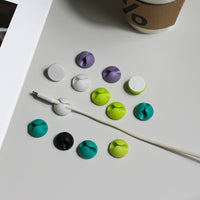 New Data Cable Power Cord Organizer Multi-Hole Fixer Self-Adhesive Cable Management Clip