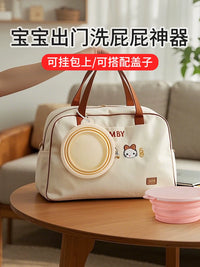 Portable Mini Folding Basin for Baby Travel and Daily Use